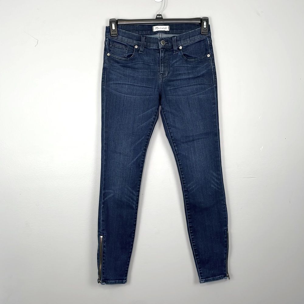 Madewell Skinny Skinny Blue Jeans. Mid Rise. Size 27.